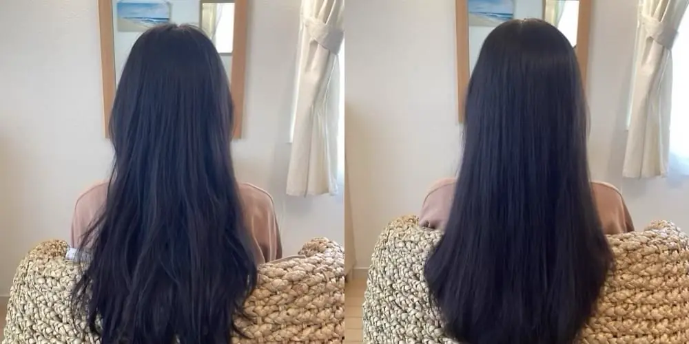 ぴおんさんの施術前後の比較