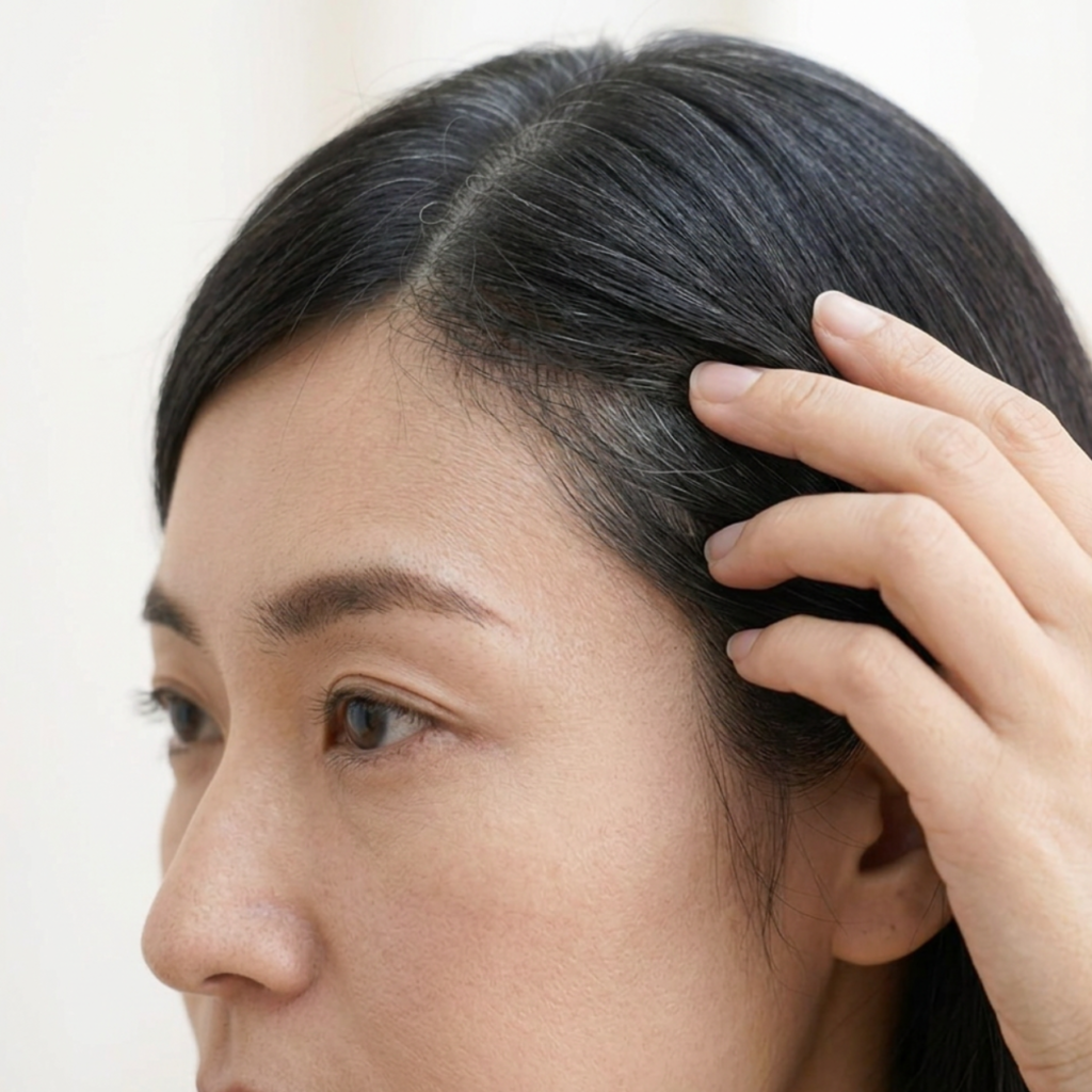 60代女性のお客様の「前髪が決まらない」に隠れていたお悩み